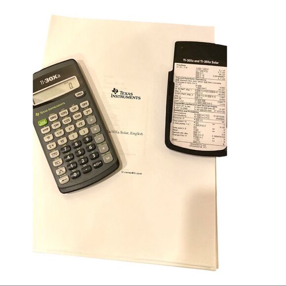 Texas Instruments TI-30Xa Scientific Calculator w/ Case - Used  tested - Picture 11 of 14